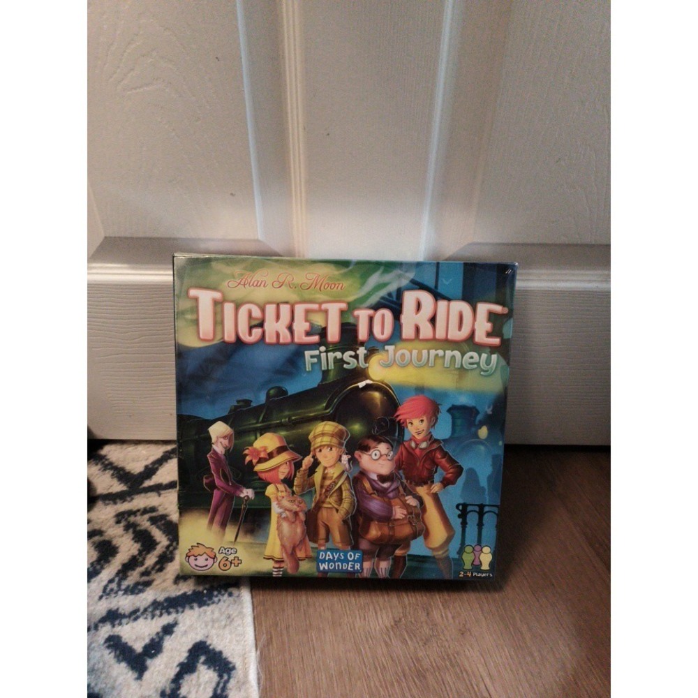 Ticket To Ride First Journey Board Game Ages 6+ Days Of Wonder Alan R. Moon NEW
